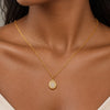 Zircon Mini Water Drop Pendant Necklaces Stainless Steel Minimalist Jewelry Choker Necklace for Women Gifts - Image 1