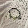 Bamboo Beads Chinese Style Beaded Bracelet Chinese Style Beaded Bamboo Beaded Bracelet Vintage Braided Rope Bracelet - Image 8