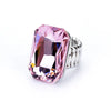Personality Elegant Big Ring for Women 7 Colors Big Resin Stone Elastic Stretch Finger Rings Jewelry Christmaswholesale - Image 1