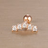 1PC 316L Stainless Steel Geometry Stud Earrings For Women Star Moon Lobe Daith Helix Cartilage Earring Piercing Jewelry - Image 24