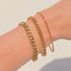 Classic Snake Chain Bracelets for Women Stainless Steel Cuban Chain Bracelet Woman Gifts Jewelry - Image 4