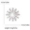 Rhinestone Snowflake Brooch Pin for Christmas and Holiday Outfits - Image 18