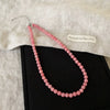Zakol 4/6/8mm Pink Blue Round Stone Beaded Necklace for Women Girls Versatile Dopamine Choker - Image 4