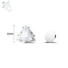 ZS 1 Piece Magnetic Clip-on Earrings Star Heart Shape CZ Crystal Ear Clip No Piercing Ear Stud No Pierced Earring Jewelry 4-8MM - Image 32
