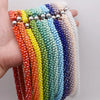 Woven Bead Necklace Glass Beaded Bohemian Statement Necklace Bracelet Hair Accessory Set For Women Jewelry Gift - Image 3