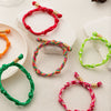 selling color woven rope bracelet with a buckle and gold plating for women - Image 2