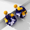 Flower Dangle Earrings For Women Vintage Fairy Wedding Party Jewelry Accessoies - Image 1