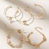 Women's Bracelet Starfish Shell Pendant Bracelet Set Beach Vacation Accessories - Image 3