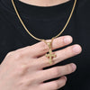 Hip Hop Cross Necklace for Men Women,50/55/60cm Stainless Steel Chic Cross Pendant,Christian Classic Jewelry Gifts - Image 4