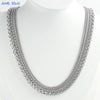 Flower Basket Chain Stainless Steel Necklaces Width 2.5-6MM For Men Women Braided Wheat Chain Jewelry Accessories - Image 4
