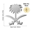 Saudi Arabia Flag Badge Flag Laple Pin Badges Flag Brooch - Image 9