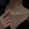 Imitation Pearl Tassel Flat Snake Bone Necklace For Women Personalized Daily Accessory Party Jewelry Birthday Gifts - Image 15