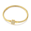 Bracelet Silver Charm Bracelet 17-20CM Golden Heart Love Key Clover Bracelet Bangle Women Jewelry Gift - Image 15