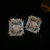 2 Pcs Rhinestones Square Leaf Multi-layer Necklaces Europe American Exaggerated Chokers Necklaces Collarbone Jewelry Sets K - Image 9