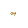 Silver Shiny Star/Heart Zircon Heart Shaped Flat Back Piercing Earring for Women Internal Thread Party Gifts - Image 18