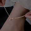 Stainless Steel Chain Fortune Beads Pendant Female Anklet Versatile Commuting Personality Simple Anklet - Image 1