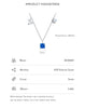 Modian 925 Sterling Silver Square Blue Zircon Capricornus Necklace Pendant Charm Birthstone Fine Jewelry For Women Gift