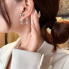Korean Clear Acrylic Geometric C-shaped Hoop Earrings for Women Girls Trends Hanging Earrings Party Travel Jewelry Gift - Image 2