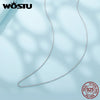 Silver Basic Wheat Chain Necklace for Women Girls, Silver Thin Strong Necklace Chain Basic Links - Image 4