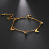 Stainless Steel Tiny Heart Charms Anklet Girl Summer Beach Dainty Moon Star Dangles Bohem Cute Ankle - Image 11