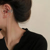 Sparkling Zircon Long Tassel Chain Ear Clip for Women Simple No Piercing Fake Cartilage Ear Cuff Party Jewelry Gifts - Image 8