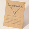 1Pcs 12 Zodiac Sign Necklace for Women 12 Constellation Charm Chain Pendant Choker Birthday Jewelry with Cardboard Card - Image 15