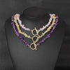 Summer Stone Choker Necklace Irregular Aquamarine Quartzs Apatite Gravel Beads Necklaces For Women Jewelry Gift - Image 3