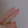 Crystal Stud Earrings in Floral and Butterfly Designs - Image 14