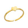 Seashell and Starfish Open Ring in 316L Stainless Steel Adjustable - Image 11