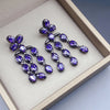 Bilincolor Cubic Zirconia Cute Tassel Summer Earring for Women - Image 3