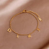 Classic 316L Stainless Steel Letter D Bangles for Women Jewelry Star Bracelets Party Gifts - Image 9