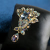 Vintage Women Men Crystal Badges Classic Elegant Lady Party Banquet Brooch Pin - Image 2