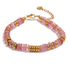 Colorful Stone Beads Chain Handmade Bracelet Bangle Bohemia Stainless Steel Y2K Jewelry Gift - Image 14