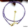 2MM Mini Stone Beads With Amethyst Tiger Eye Aquamarine Crystal Necklace for Men and Women Charm Jewelry - Image 6
