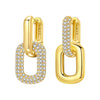 Silver Zircon Heart-shaped Earrings Gold Hoop Earrings for Women Piercing Jewelry Gift - Image 24