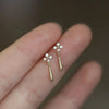 Crystal Stud Earrings in Floral and Butterfly Designs - Image 24