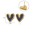 Simple Heart Drop Earrings For Women Stainless Steel Ear Cuff Piercing Dangle Earring Jewelry Gifts - Image 29