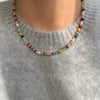 Colorful Beads Stone Freshwater Pearl Gold Female Jewelry Set For Necklace Bracelet Gifts - Image 4