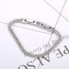 Shiny Cubic Zirconia 2/3 Row Chain Wrist Bracelet For Women Stainless Steel Wedding Jewelry - Image 4