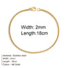 Simple Design Stainless Steel Pull-out Adjustable Bracelet Golden Color Snake Chain Bangle for Women Girl Men Beads Jewelry Gift - Image 10