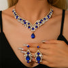 Ladies' Design Necklace Earrings Jewelry Set Suitable for Daily Wear, Wedding Parties, Holiday Gifts - Image 31