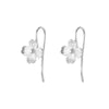 Silver Jewelry Classic Four Floral Fortune Earrings - Image 5