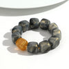 Acrylic Geometric Bead Bracelet with Elastic Stretch Fit - Image 22