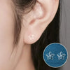 Transparent Resin Ear Studs Invisible Anti-allergic Plastic Earrings Anti-blocking Needles Heart Flower Rings Jewelry - Image 2