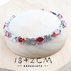 Silver Bridal Jewelry Sets Red Zirconia For Women Wedding Necklace Earrings Rings Bracelets Pendant - Image 3