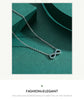 MODIAN 925 Sterling Silver Natural Turquoise Romantic Infinite Love Pendant Necklace For Women Valentine's Day Gifts Jewelry