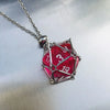 Metal Net Cage Crystal Necklace Stainless Steel Stone Holder Necklace Dice Crystal Pendant Necklace Jewelry for Women Men - Image 7
