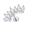Stainless Steel Labret Piercing Stud with 16 Gauge and 1.2 x 8 mm Post - Image 23