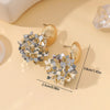 Flower Petal Beads Big Round Drop Earrings For Women Long Earrings Handmade Jewelry Gift boho - Image 3