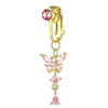 Clip On Belly Button Ring Butterfly Copper Zircon Pink Fake Belly Piercing Umbilical Navel Body Jewelry Style - Image 4